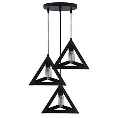 LUSTRE SUSPENDU 3 LAMPES 250x160mm FZ172