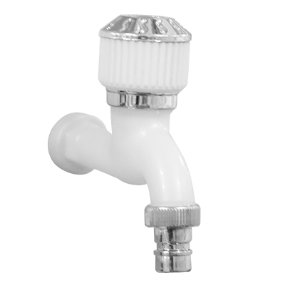 Robinet simple plastique 1/2” white color 2110211035