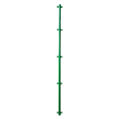 POTEAU AVEC FIXATION  POUR  PANNEAU DE CLOTURE Ø48MMX2,7m 3080402003N*