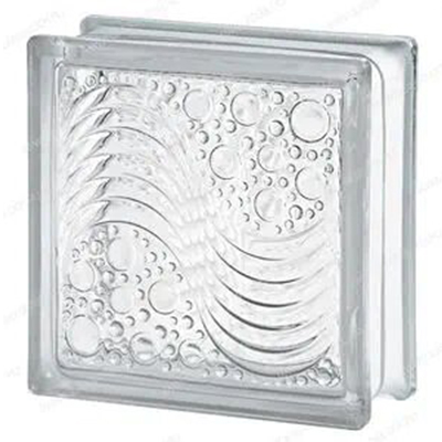Brique de verre 19x19x8cm ocean PRIX NET
