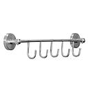 PORTE SERVIETTE ECO 5 CROCHET CHROME BROSSE&ACIER INOXYDABLE  EKO10-013 CLK TURQUIE