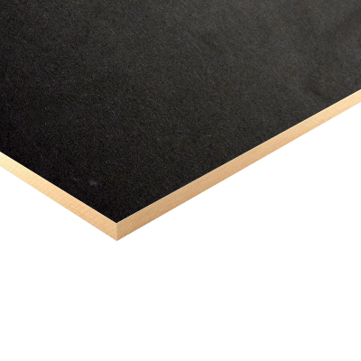 MELAMINE DOUBLE FACE 1220 x 2440 x 18 mm Black State Wange 102 Suede / Suede (INDE)