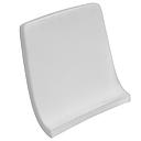 ABATTANT AVEC DOSSIER  KHROMA  ORGANIC WHITE  A80165AF6T ORIGINE: ES  ( TL FR IEI)