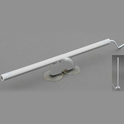 APPLIQUE LAVABO LED, METAL-COULEUR ALU  6W MAX 430LM 2.700K - 6.500K 220V IP20 300X95MM  2007-019 BRILONER (ALL) (DSTK)(40)