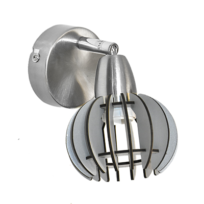 APPLIQUE "WOOD" METAL-BOIS 1 X E14 MAX. 5W  IP20 117X80MM D 103MM 2852-016BRILONER (ALL) (DSTK)-40