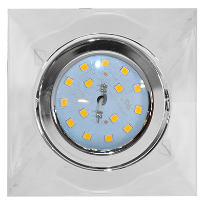 SPOT LED CHROME 5W  WARM WHITE 400ML 230V-50HZ  8314-018  BRILONER (ALL) (DSTK)(40)