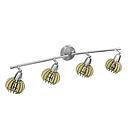 PLAFONNIER "WOOD" METAL-BOIS 4 X E14 MAX 5W IP20 15X103X144MM 2852-041BRILONER (ALL) (DSTK)