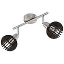 APPLIQUE  "WOOD" METAL-BOIS 2 X E14 MAX 5W IP20 275X103X134MM  2852-024 BRILONER (ALL) (DSTK)-40