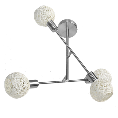 PLAFONNIER METAL-PAPIER 4 X E14 MAX. 5,5W IP20 553X420MM 2815-046 BRILONER (ALL) (DSTK)-40