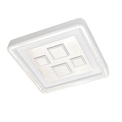 PLAFONNIER LED AVEC TELE COMMANDE 42W 6500K 4000LM IP20, 490X490X87MM 3473-019 BRILONER (ALL) (DSTK)