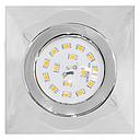 SPOT LED ENCASTRE ORIENTABLE CHROME  5W 400LM 3000K  230V-50HZ 7210-018  BRILONER (ALL) (DSTK)(40)
