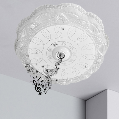 PLAFONNIER BLEUTOOTH  A3052-2 ROSE Ø50cm (SF)