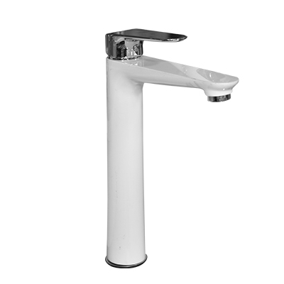 MITIGEUR LAVABO -VASQUE  BRASS BLANC REF 2201   (SF)