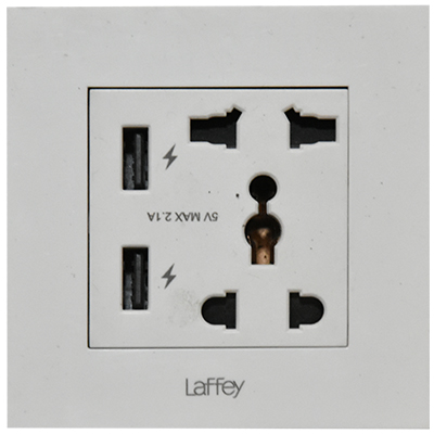 PRISES  USB+PRISE 10A/REF 2LV 801097400/FTA 207427 (SF)