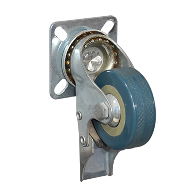 ROULETTE BLEU AVEC FREIN  W82 50MM FCH22 (SF)