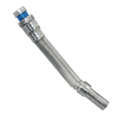 SIPHON LAVABO/EVIER PLASTIC CHROME ACCORDEON 32MM REF SP04 (SF)