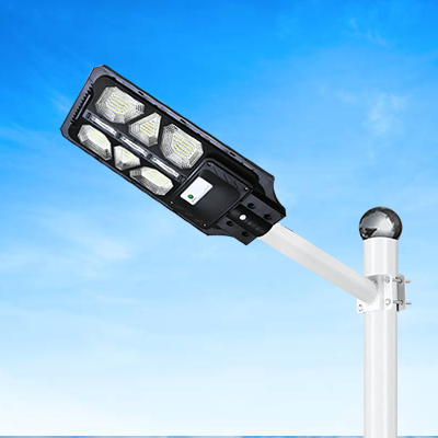 LAMPADAIRE SOLAIRE 100W  6000K 120° 8-12H 20.000H IP 65  GY-SSL4-100W