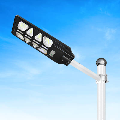 LAMPADAIRE  SOLAIRE COMPLET  200W 6000K 120° 8-12H 20.000H IP 65 GY-SSL4-