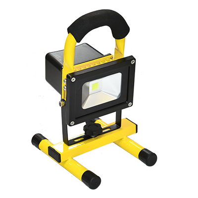 PROJECTEUR LED RECHARGEABLE 10W 900LM 50.000H  4.6H 6000K   GY-RLF-10A