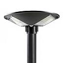 LAMPADAIRE SOLAIRE  LED 120W  420mm AVEC POTEAU NOIR 3M