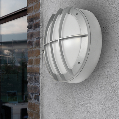 HUBOLT ROND GRIS E27X2 ,∅360xH178mm XH1072XL