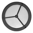 APPLIQUE ROND LED BLACK L110xW140xH60mm XH1154