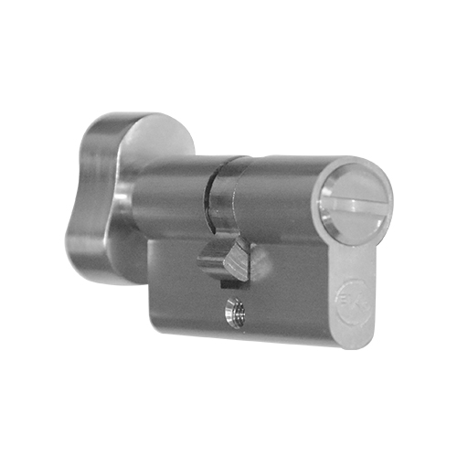 CYLINDRE SERRURE PORTE EN BOIS WC & SALLE DE BAIN LAITON NICKEL 60MM 60 mm.  2030501260