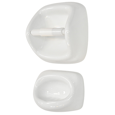 PORTE SAVON +PORTE PAPIER HYGIENIQUE 155x110x85mm K04