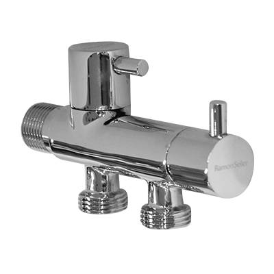 ROBINET D ARRET POUR WC ET DOUCHETTE  IQ3793 GRIFO DOBLE 1/2"  99Z303337 ( TL FR IEI)(-15%)