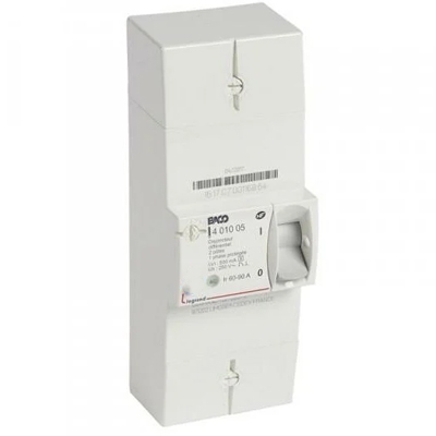 DISJONCTEUR DE BRANCHEMENT  DIFFERENTIEL BACO 2P 10/30A 500MAG 401155 250V50