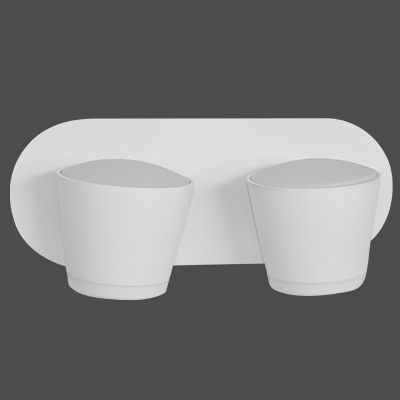 APPLIQUE MURAL D'INTERIEUR CE IP20 LED AC 85-265 V/50 Hz, 17 W, 1350 lm, 3000 K. L. 265 x W. 125 mm. White  1050203769