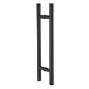 POIGNEE DE PORTE BATTANTE INOX304 NOIR MAT Ø32 x H800XE NTRAXE 600MM 1031003009