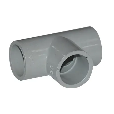 TEE PVC 90° 20MM GRIS CLAIR (UE)