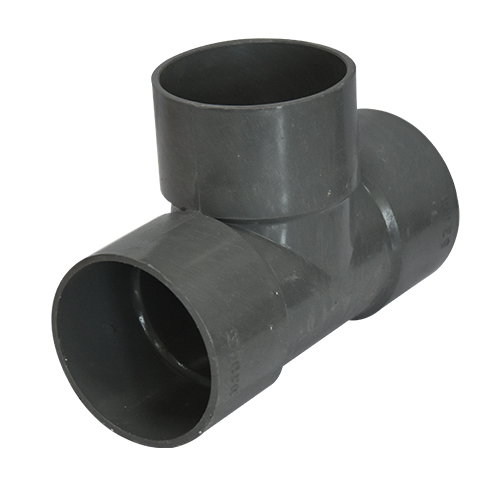 TEE PVC 63MM GRIS CLAIR DHARA F/F (UE)