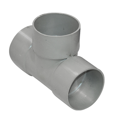 Tee PVC 75MM gris claire dhara (UE)