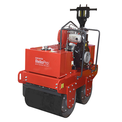 ROULEAU COMPACTEUR  MARCHANT GREAVES  DOUBLE TAMBOUR P:628KG GCL 042 GWR 2000DD 10HP 628 KG DIESEL