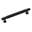 POIGNEE MEUBLE ALU  (6825) L.162 X ENTRAXE 128MM ANODISE NOIR 1030906361
