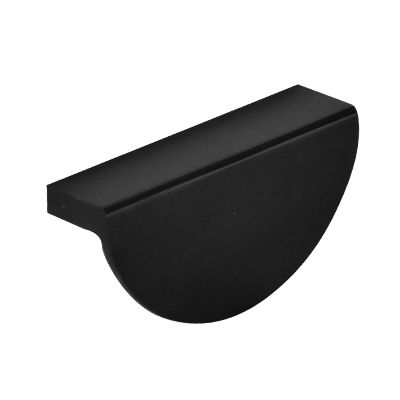 POIGNEE MEUBLE ALU  (6830)L.78 X ENTRAXE 64MM ANODISE NOIR   1030906365