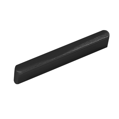 POIGNEE MEUBLE ALU  (6836) L.119 X ENTRAXE 96MM ANODISE NOIR BROSSE 1030906344
