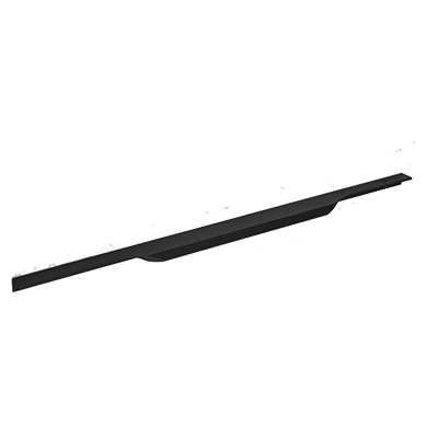 POIGNEE MEUBLE ALU  (6838) L.600XENTRAXE 480MM ANODISE NOIR   1030906342