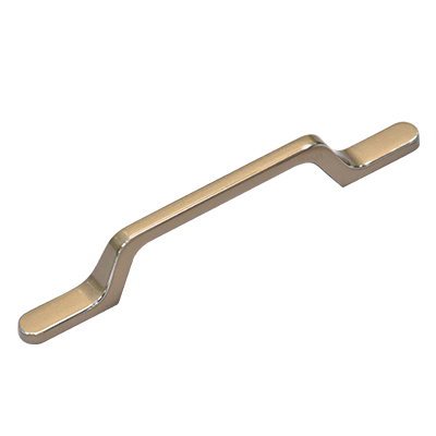 POIGNEE MEUBLE  ZAMAK  (6169)L.161 X ENTRAXE 96MM DESERT DORE ET CHROME  1030906359