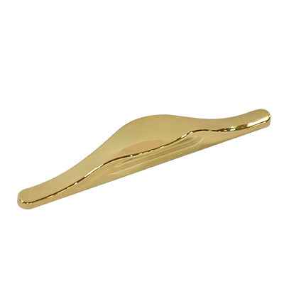POIGNEE MEUBLE ZAMAK   (6385) L.140XENTRAXE 64MMM DORE 1030906364