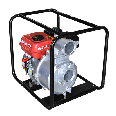 POMPE A EAU AUTO Amorcant essence D75 3.7KW 3600RPM 3" 8-9ASP -28REF  48M3/h Greaves (NET)