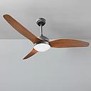 VENTILATEUR AVEC LUMIERE LED 18 W + COMMANDE  52" 52045