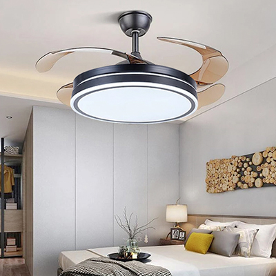 PLAFONNIER AVEC VENTILATEUR LED 36W +COMMANDE 42" HC8806