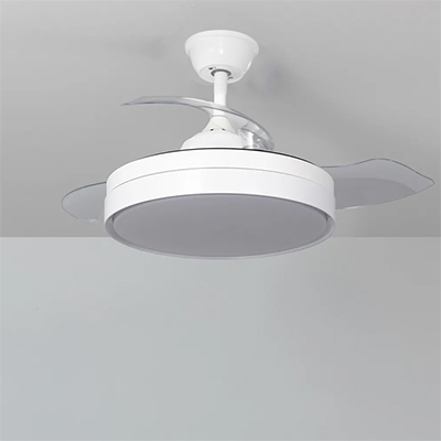 PLAFONNIER AVEC VENTILATEUR LED 40 W + COMMANDE 42" 22802