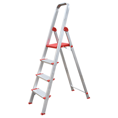 ESCABEAU ALUMINIUM 4MARCHES H 0,89M P 3,50KG 10070 (MXLD JRMX)