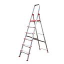 ESCABEAU ALUMINIUM 6MARCHES  STANDART PLUS 6DH 1,35M P 4,50KG 10072 (MXLD JRMX)