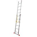 ECHELLE TRANSFORMABLE EN DEUX PARTIES 6MARCHES  H ECH 2,62M ESC 1,80M P 9KG 10176 (MXLD JRMX)