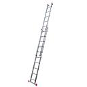 ECHELLE DOUBLE EXTENSIBLE AVEC DES CROCHETS 10 MARCHES H 4,88M  P 13KG 10719 (MXLD JRMX)